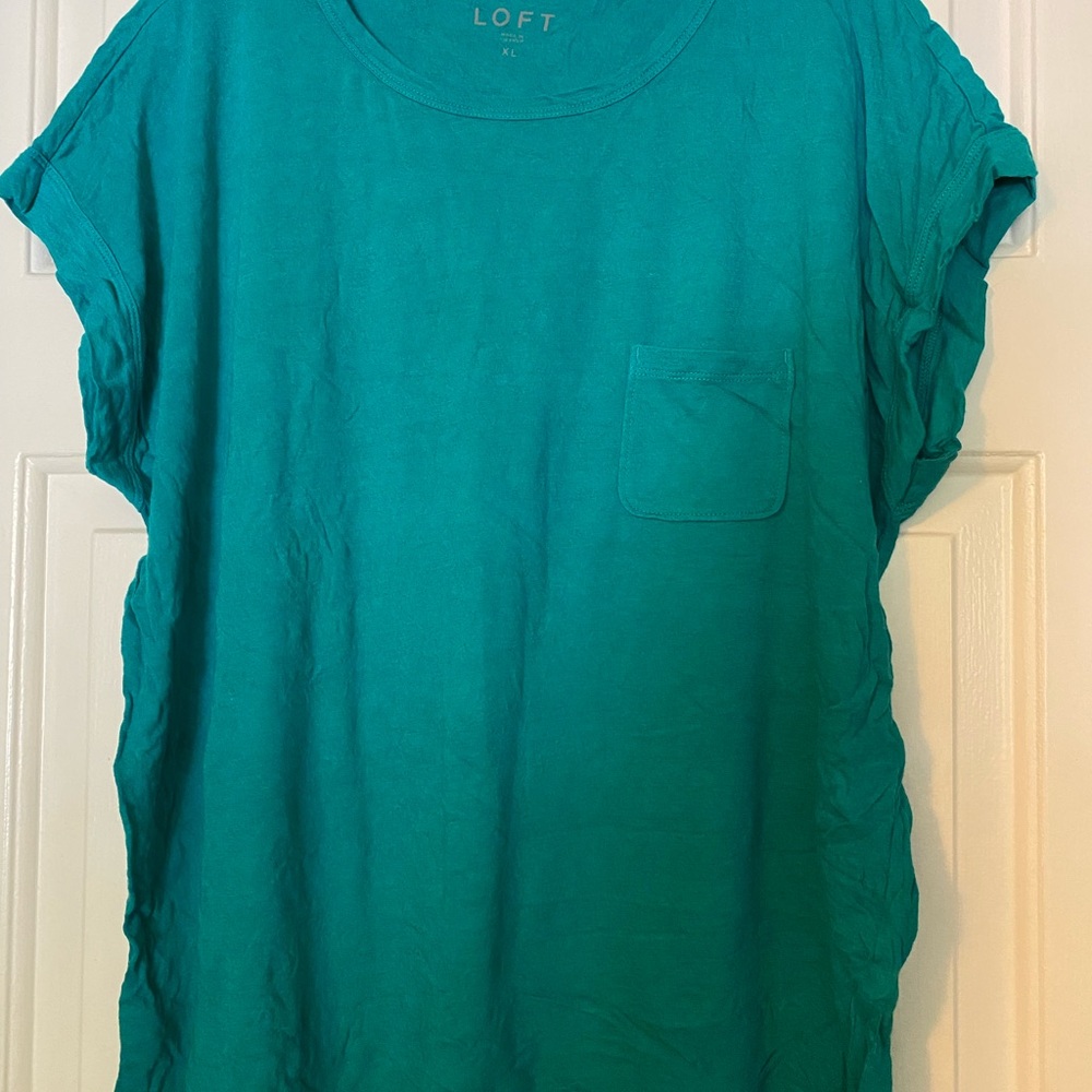 LOFT Women's Teal Top